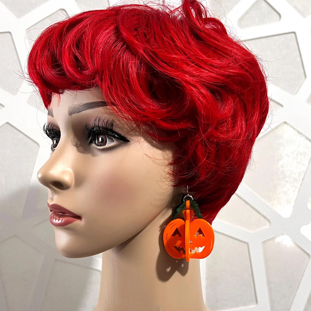 Chunky Pumpkin Earrings