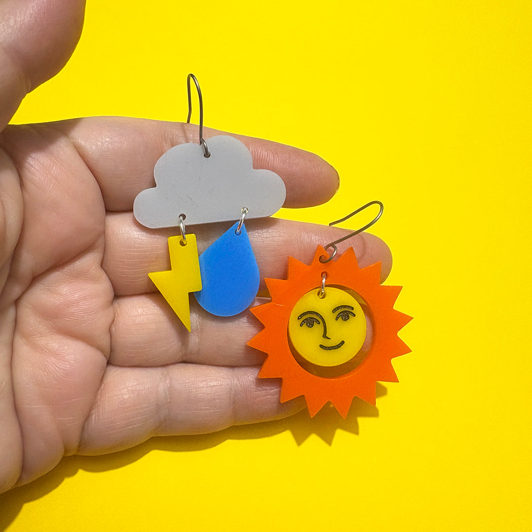 A Little Sun, A Little Rain Earrings