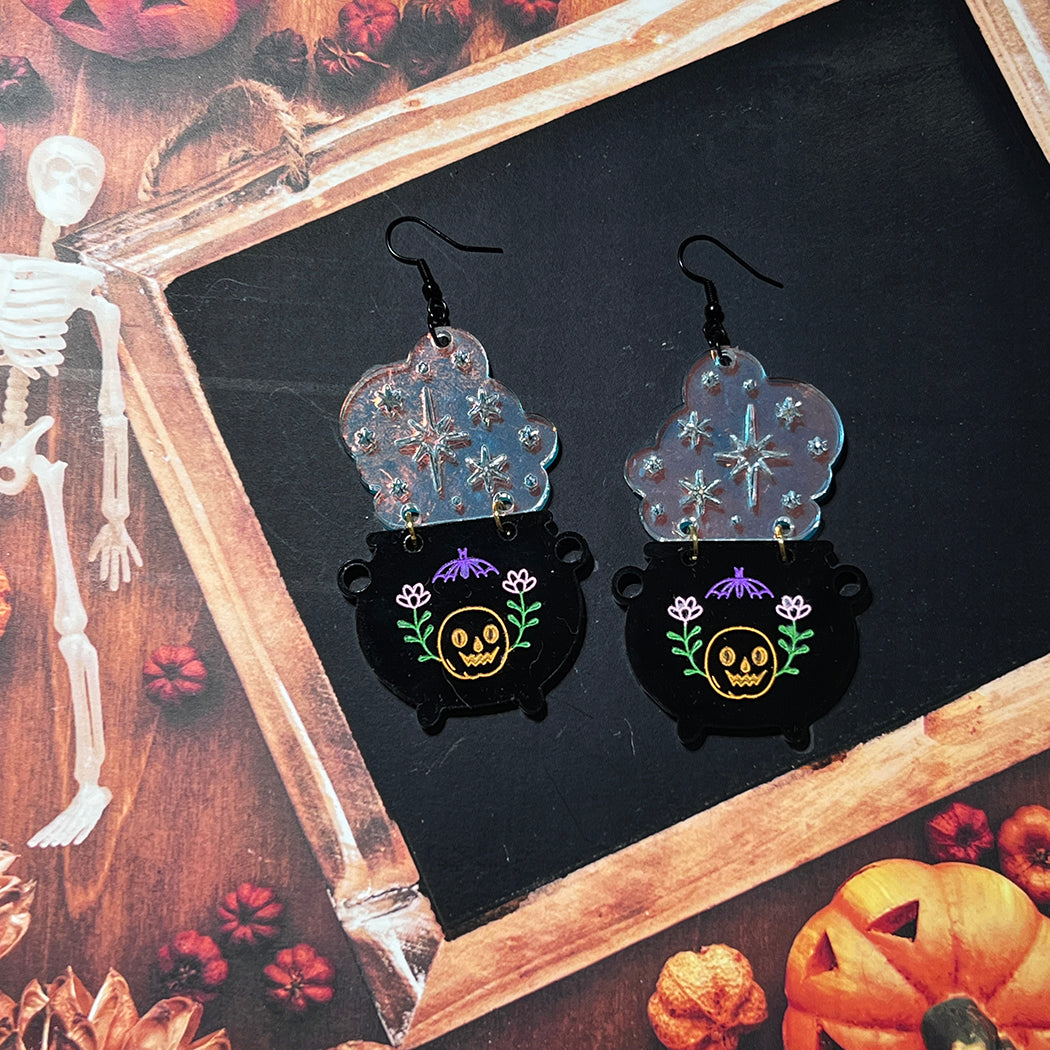 Boho Cauldron Earrings