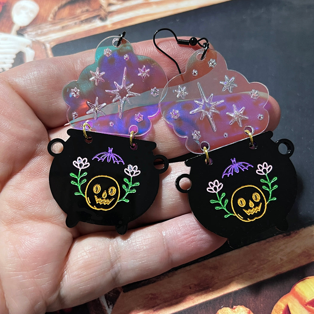 Boho Cauldron Earrings