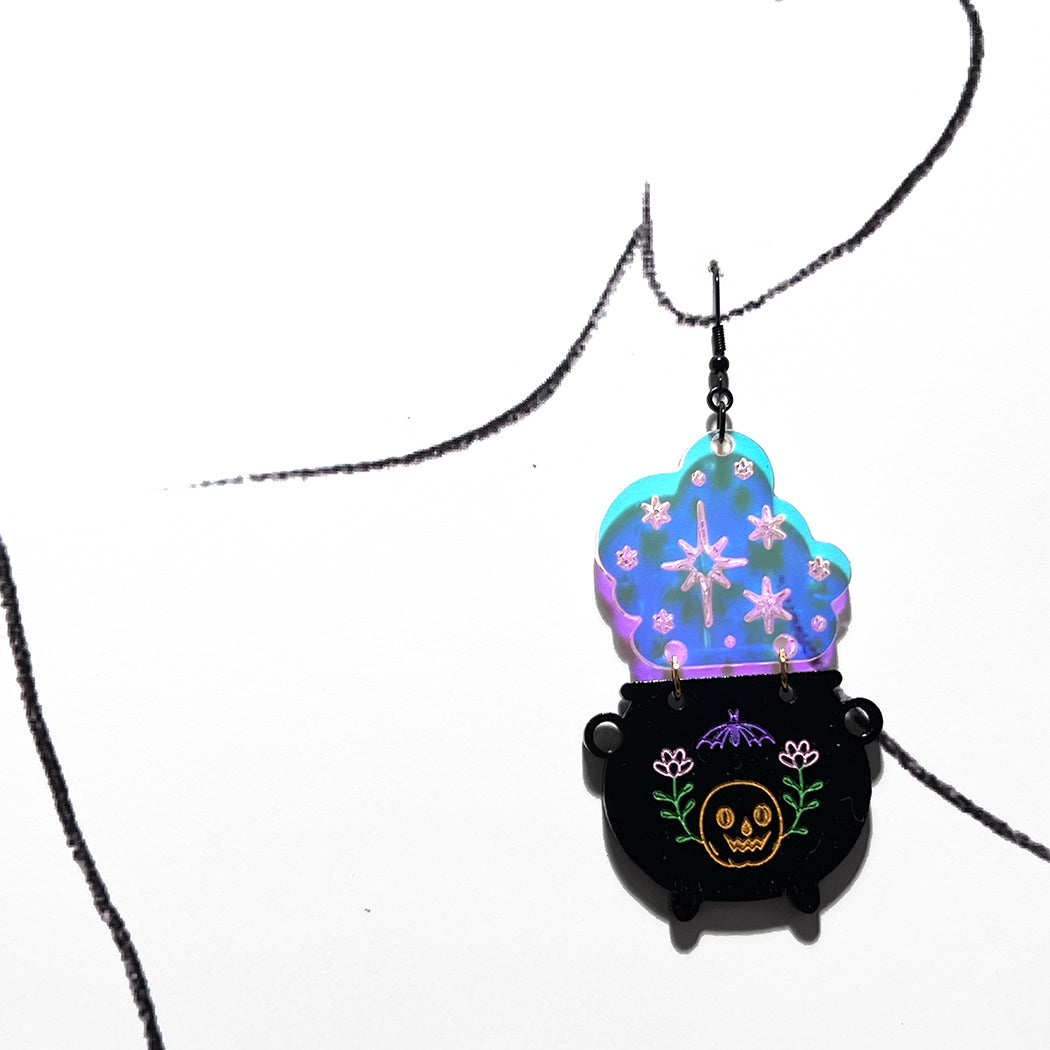 Boho Cauldron Earrings