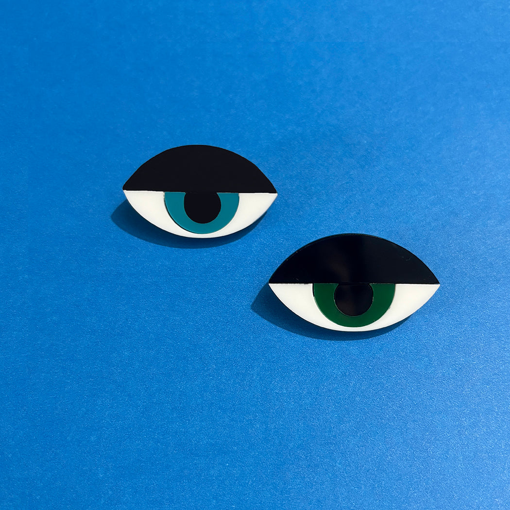 Modern Eye Brooch