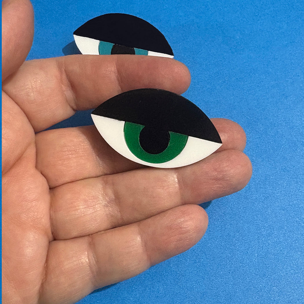 Modern Eye Brooch