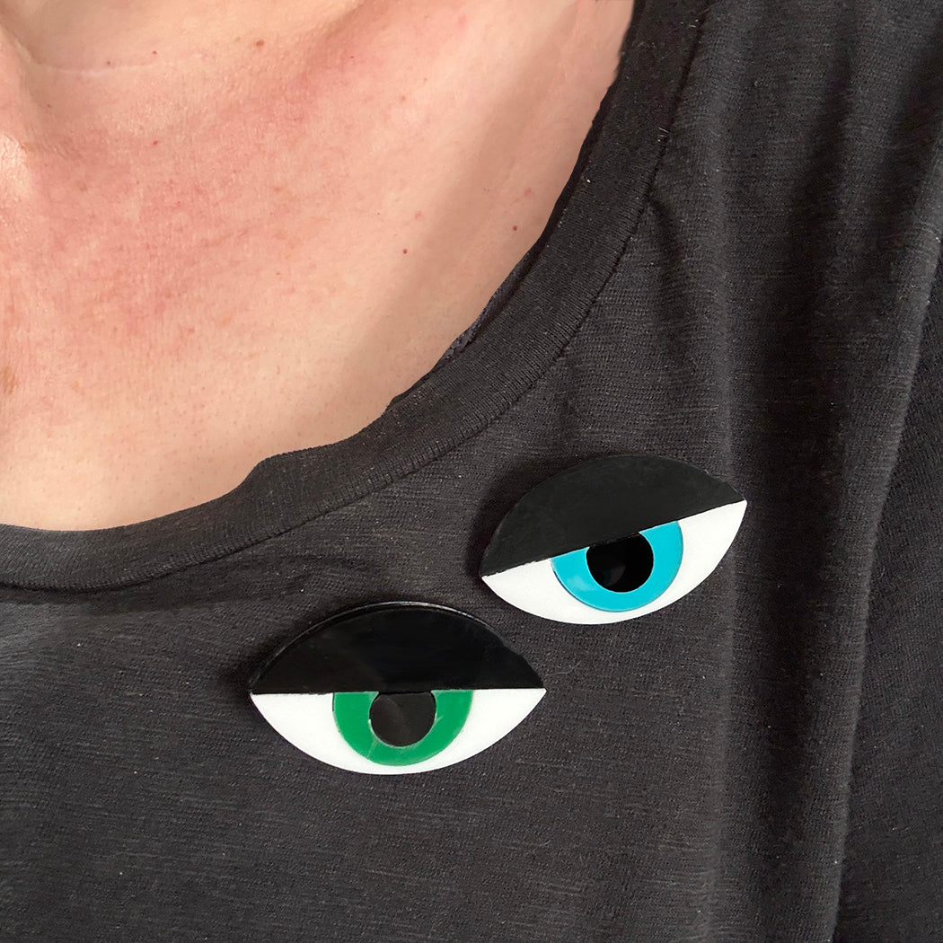 Modern Eye Brooch