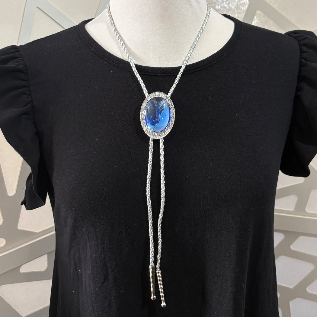 Gazing Crystal Bolo Tie