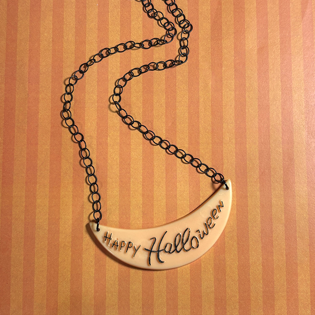 Vintage Happy Halloween Banner - Orange