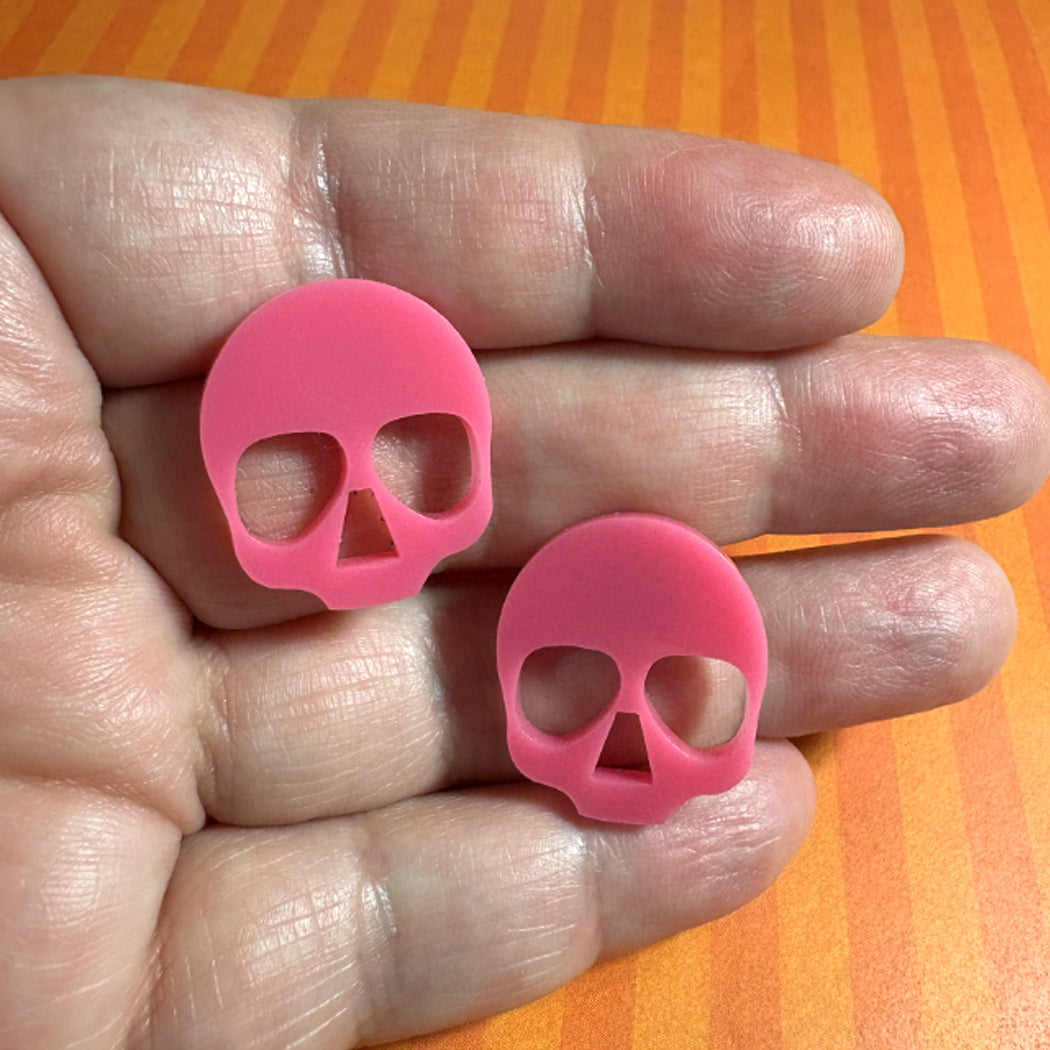 Skull Post Earrings