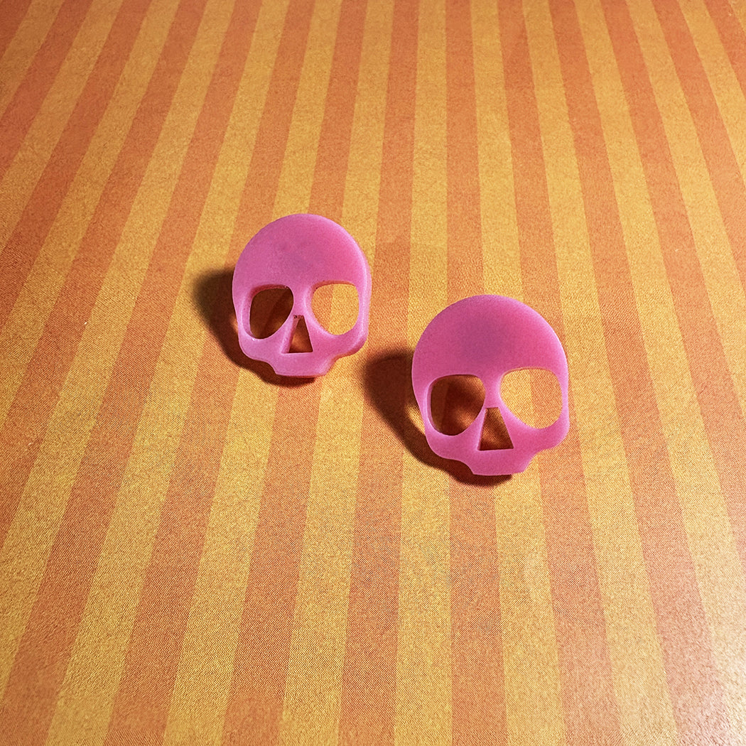 Skull Post Earrings