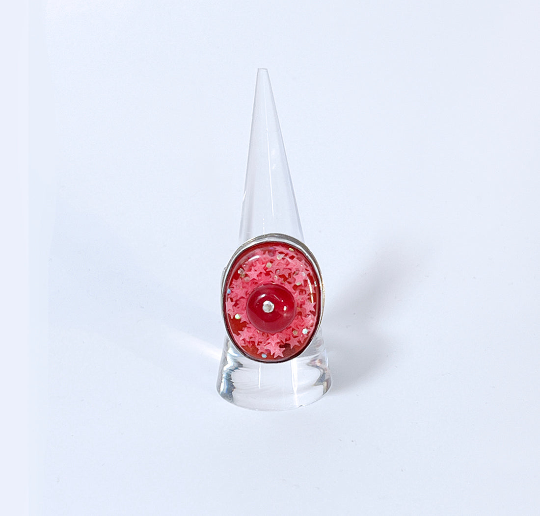 Candy Stars Stacked Ring Size 9