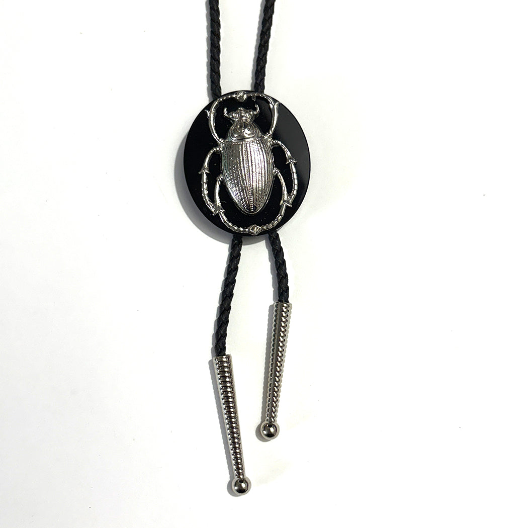 Extra Large Silver Scarab Bolo