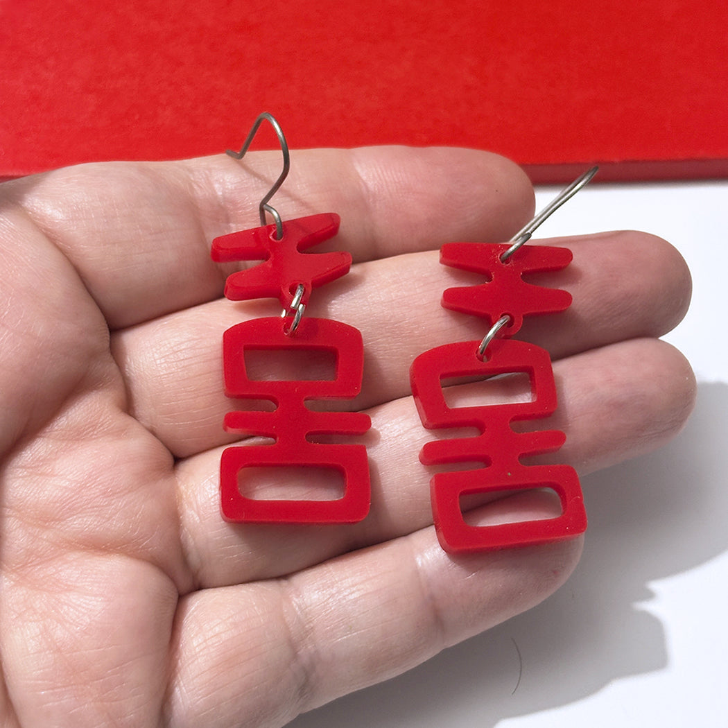 Tiny Tiki Idol Earrings
