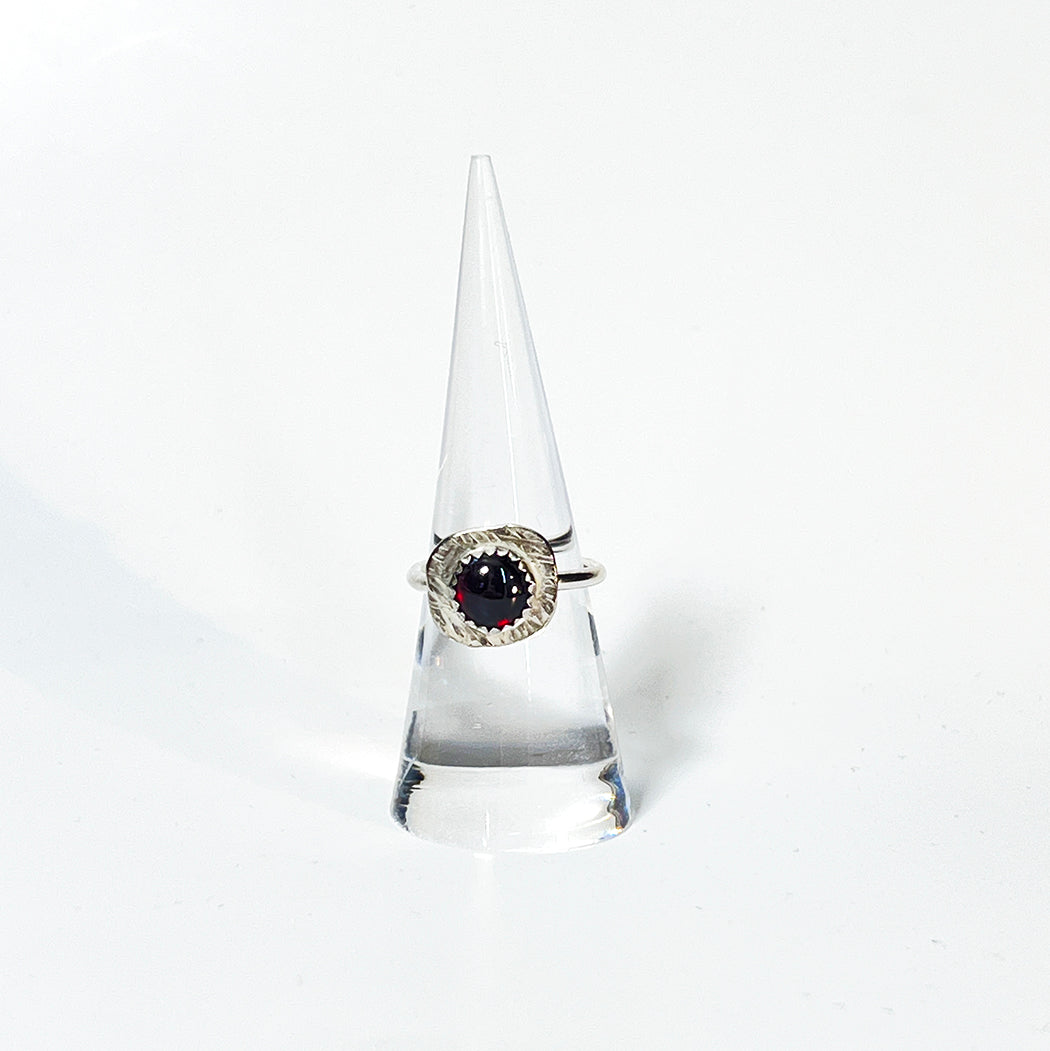 Small Garnet Ring Size 6 1/2