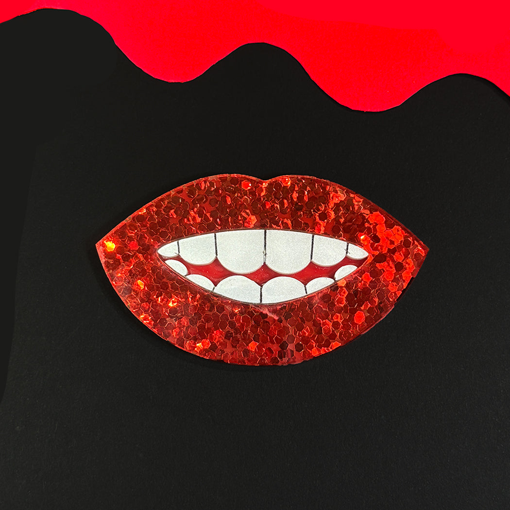 Dali's Smile Brooch
