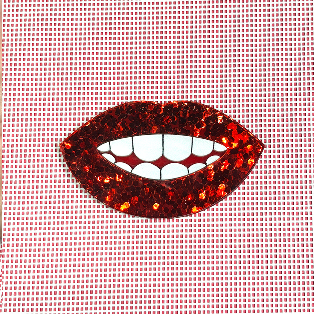 Dali's Smile Brooch