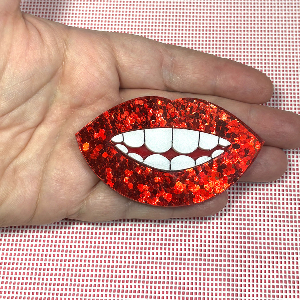 Dali's Smile Brooch