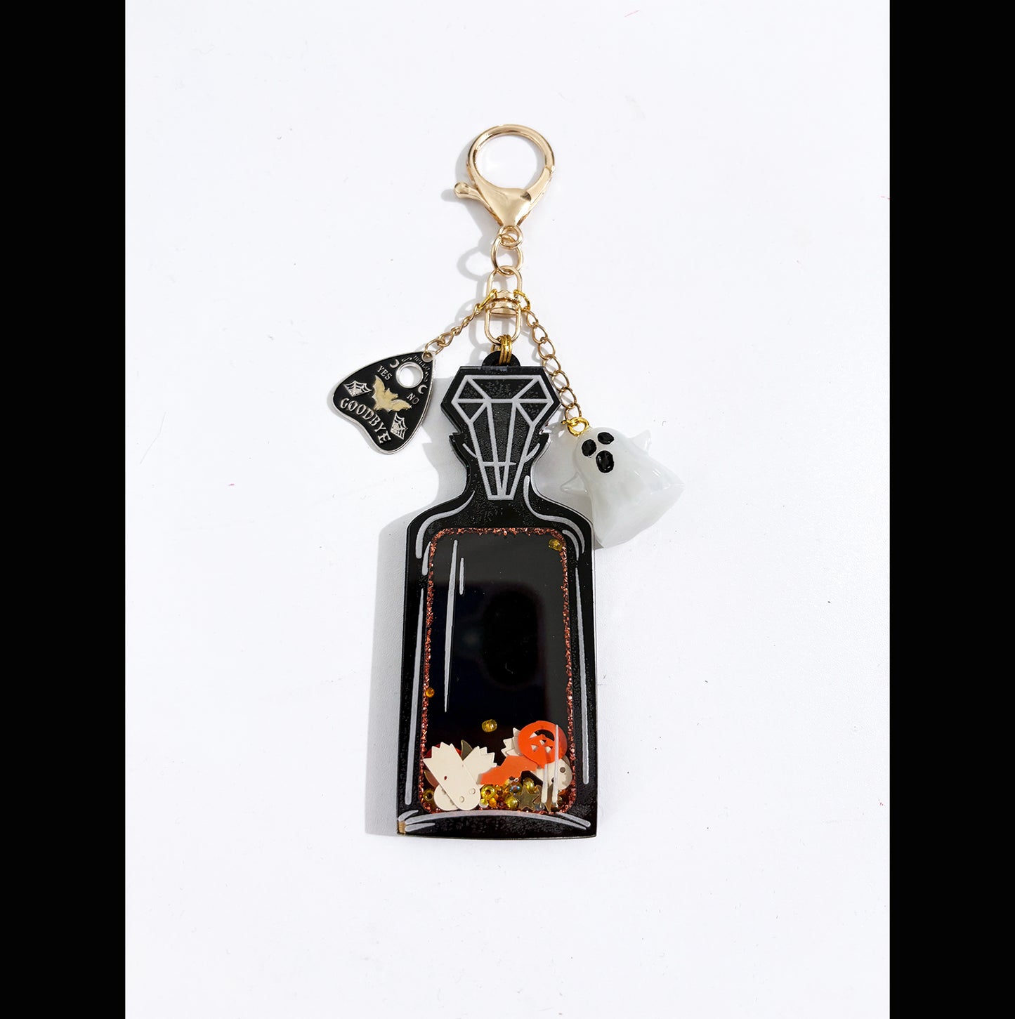 Black Ghosts  Potion Bottle Bag Charm