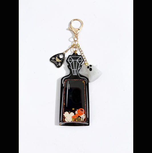 Black Ghosts  Potion Bottle Bag Charm