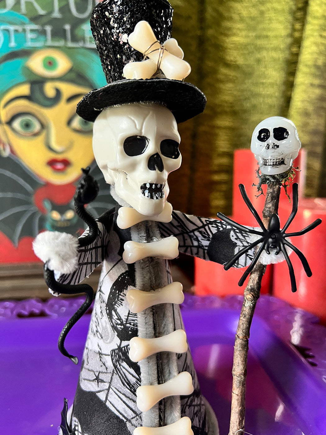 Witch Doctor Retro Halloween Doll