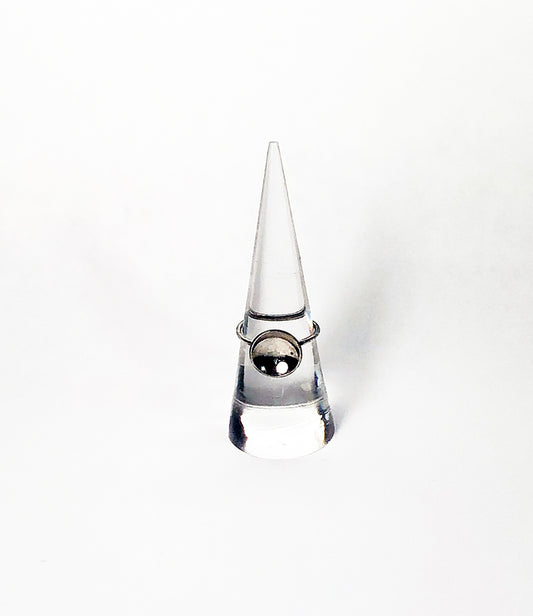 Sterling Disc Ring size 6