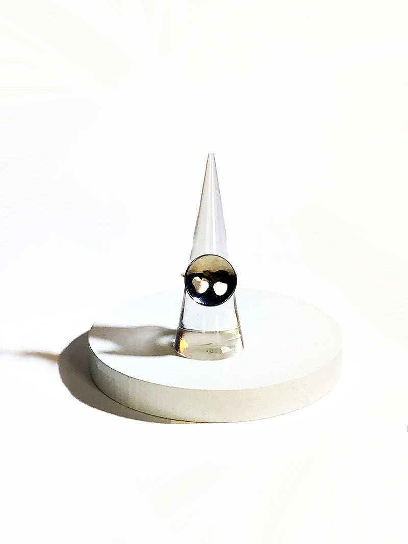 Sterling Disc Ring size 6