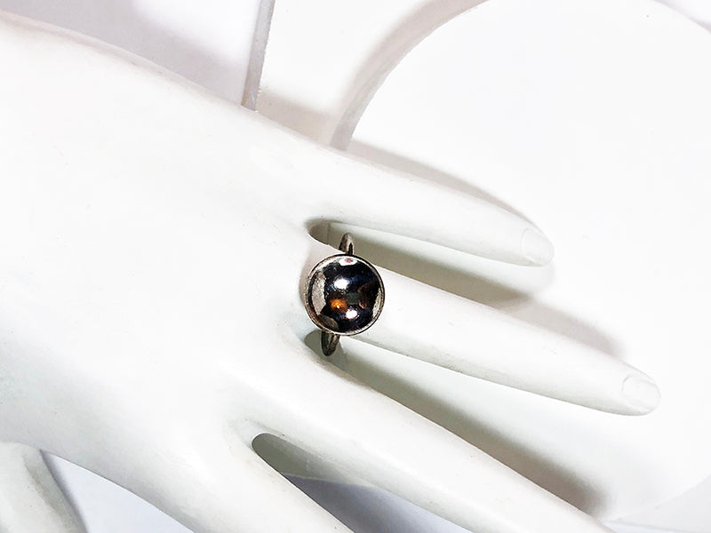 Sterling Disc Ring size 6