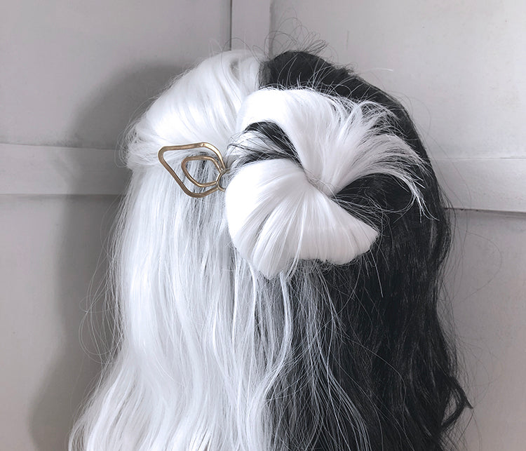 Brass Leaf Hair Fork for Thin/Medium Hair