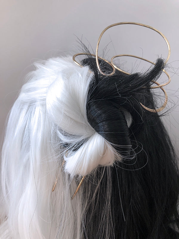 Structures Brass Hair Pin