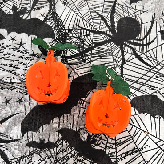 Chunky Pumpkin Earrings