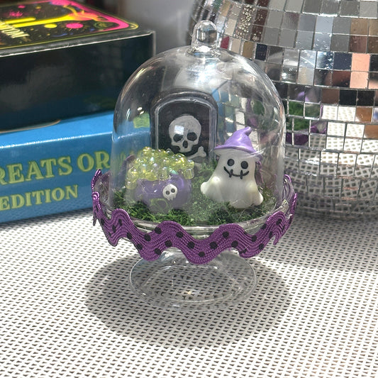 Pet Ghost Witch Ghost and Cauldron