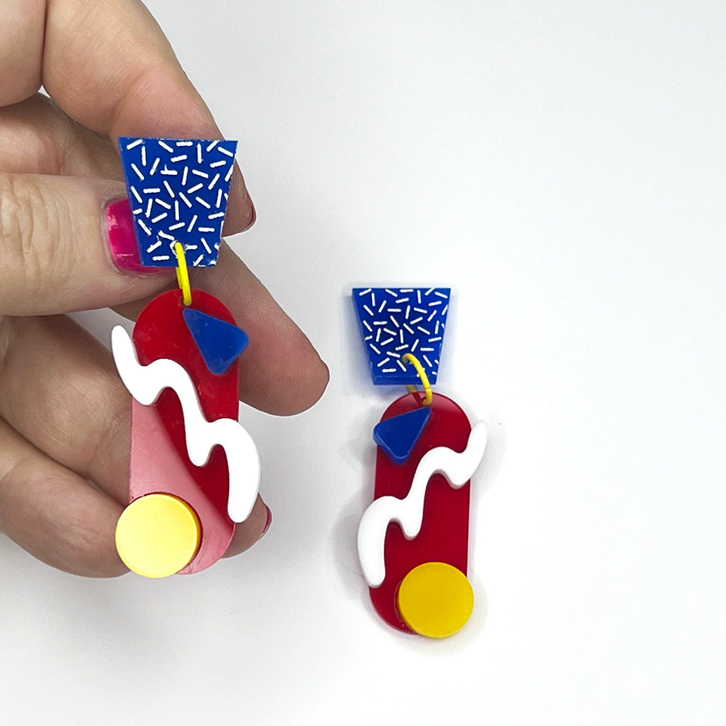 Memphis Party Earrings