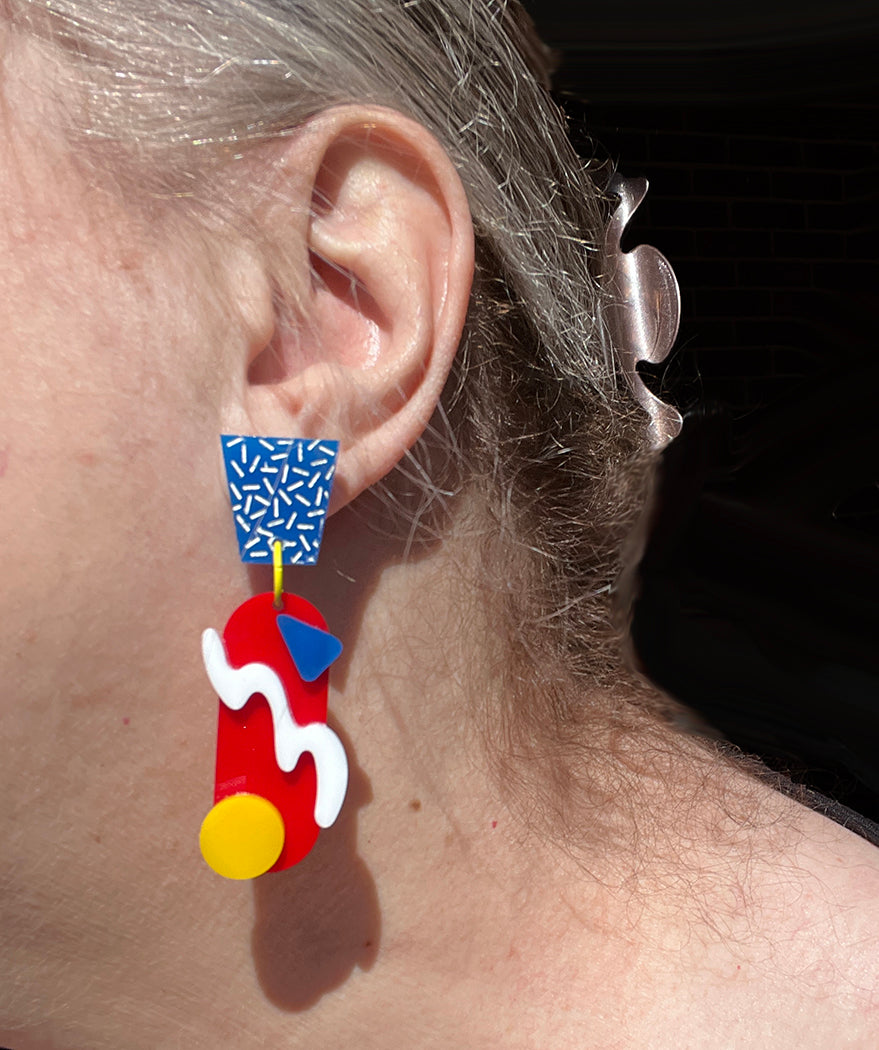 Memphis Party Earrings