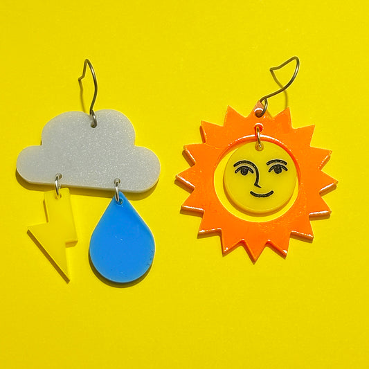 A Little Sun, A Little Rain Earrings