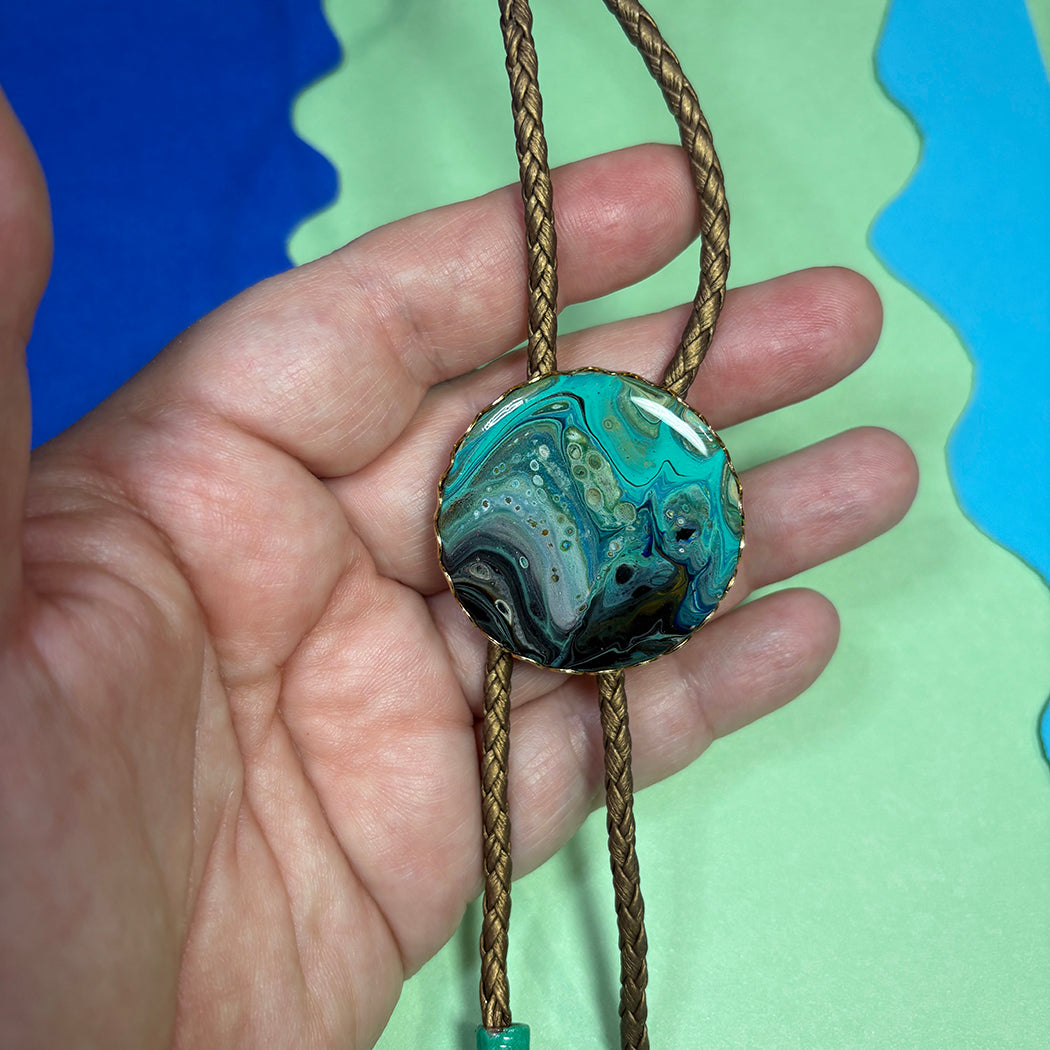 Galactic Bolo Tie Necklace