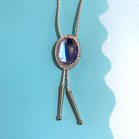 Gazing Crystal Bolo Tie