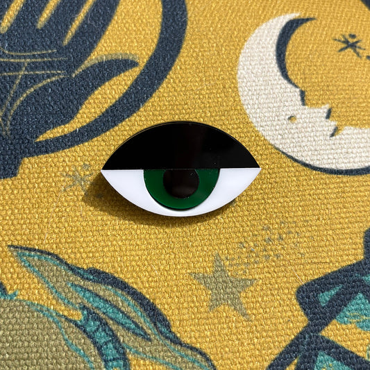 Green Eye Brooch - 2nd Quality