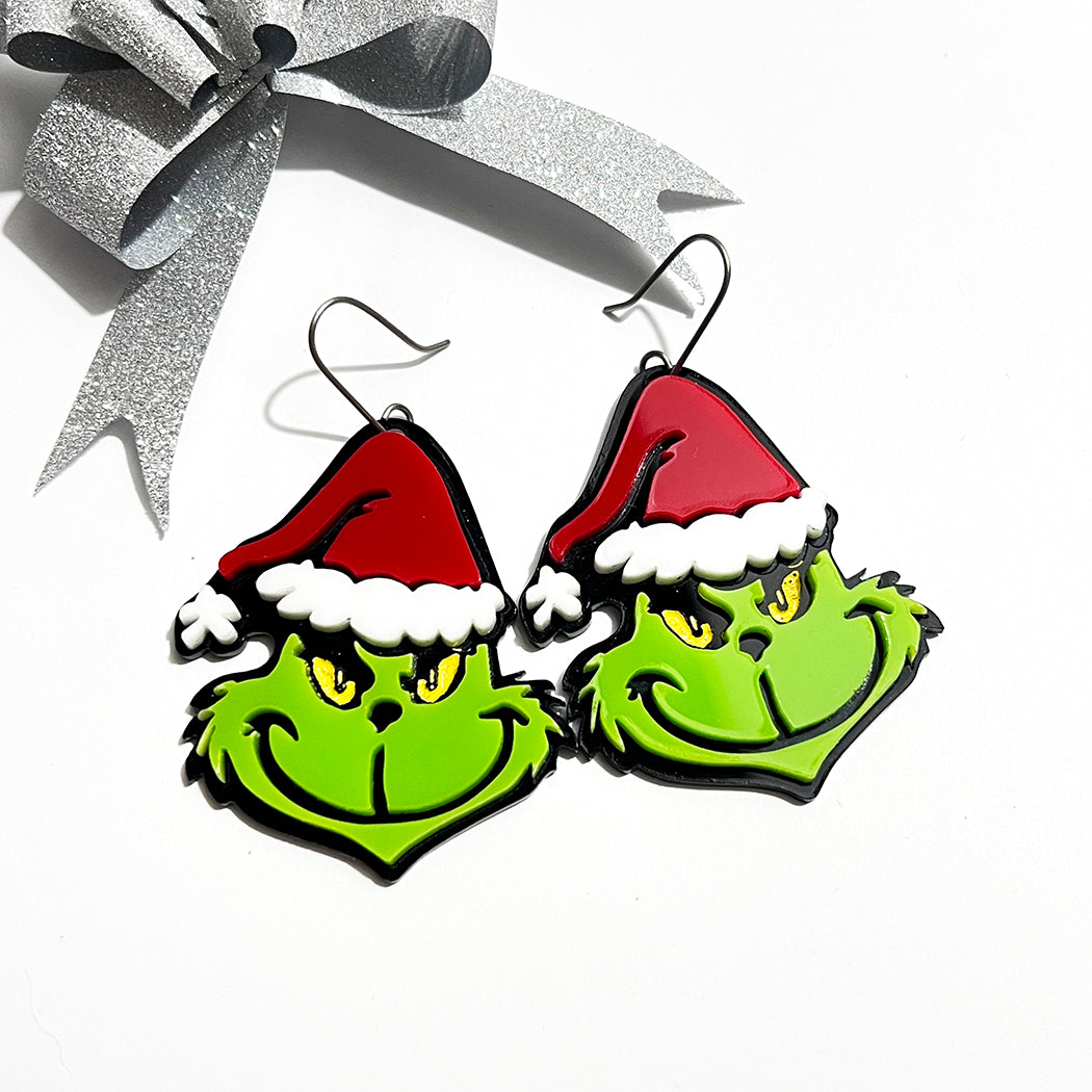 Grinch Earrings