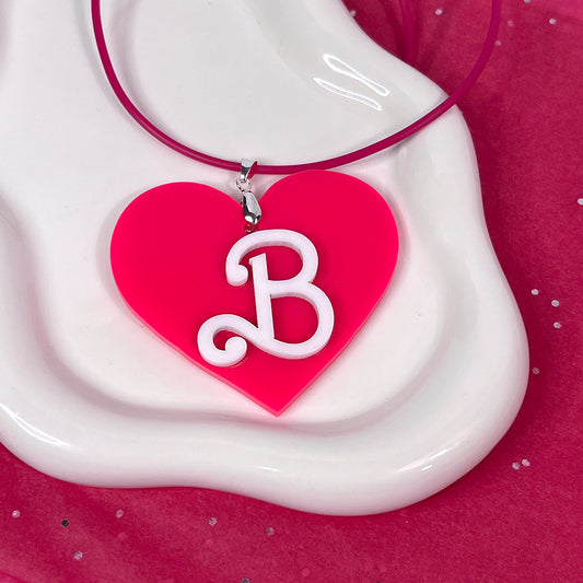 I HEART Barbie Necklace