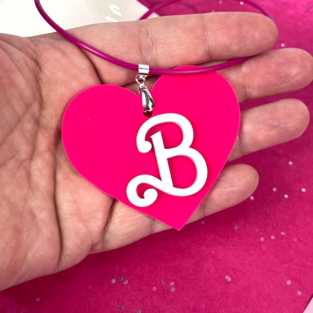 I HEART Barbie Necklace