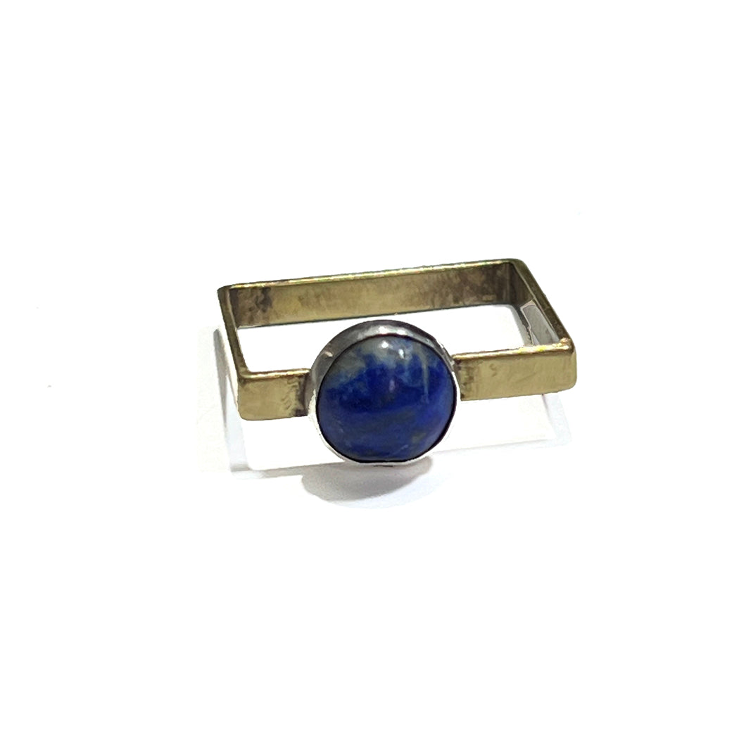 Square Lapis Ring - AS IS