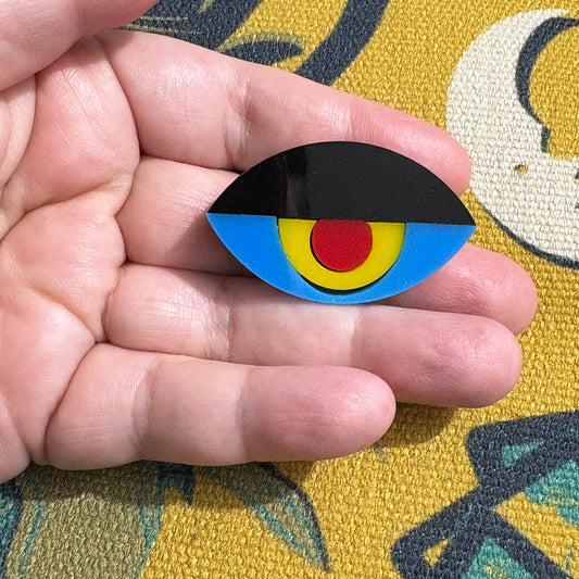Bauhaus Eye Brooch - 2nd Quality
