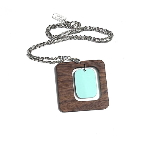 Mod Square Necklace