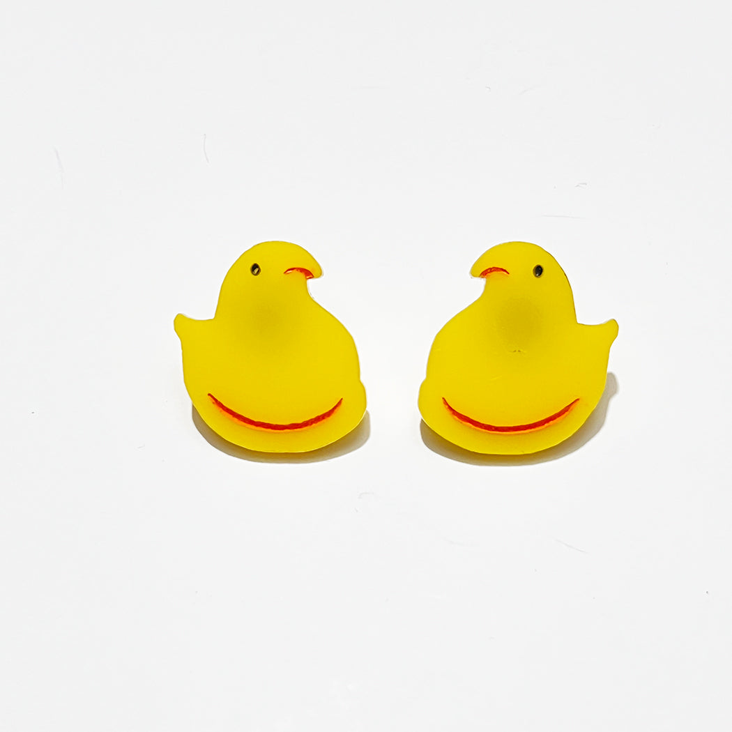 Peeps Chicks Post Earrings