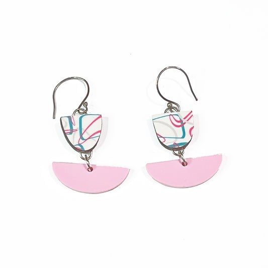 Pink Horizon Earrings