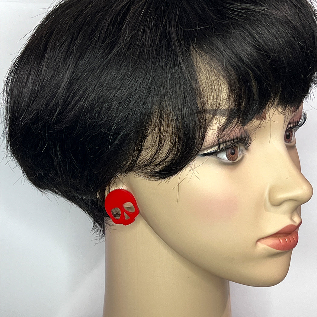 Skull Post Earrings