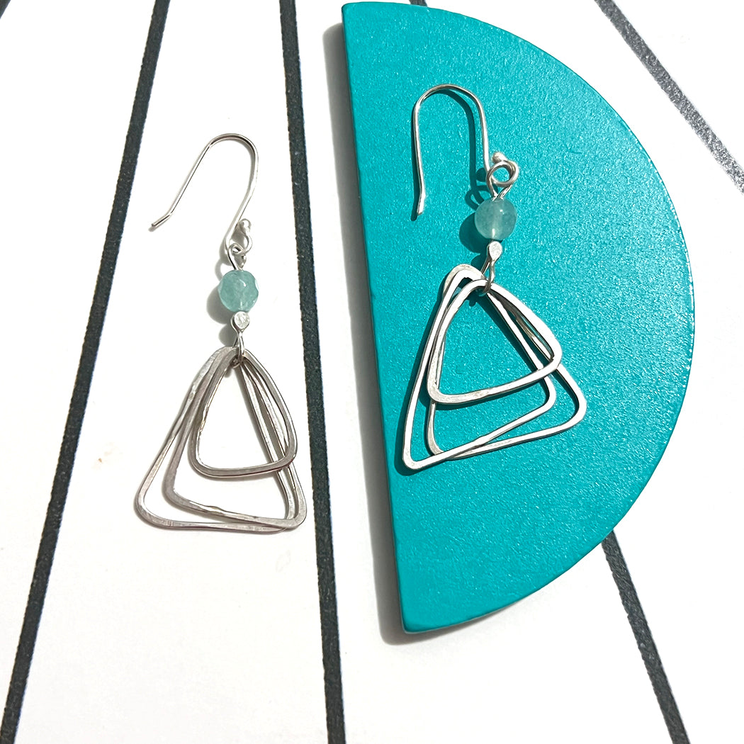 Triangle Tangle Earrings