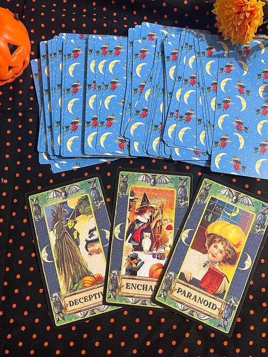 Tricks & Treats vintage Halloween Oracle deck by Barbe Saint John.