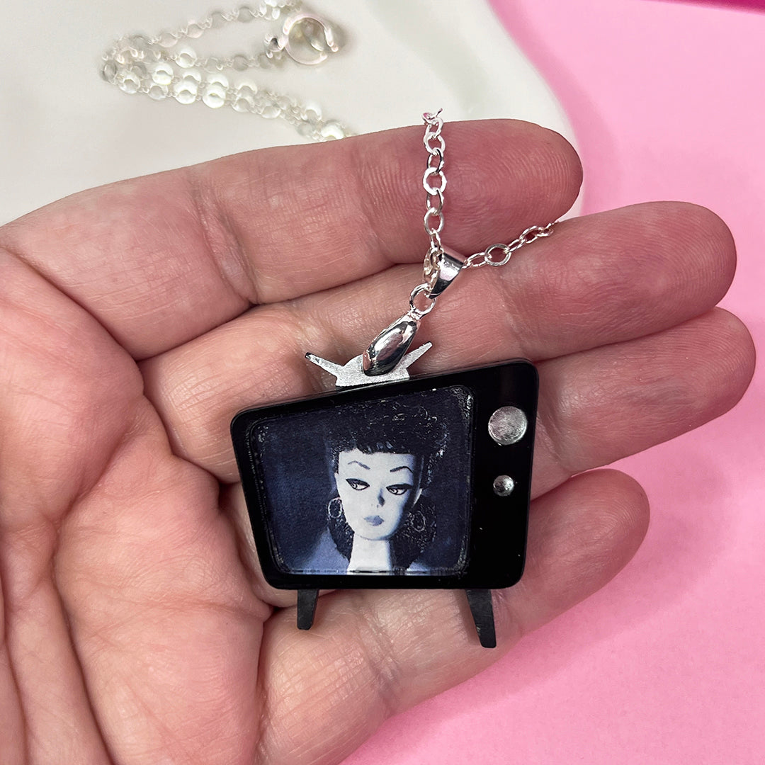 Barbie TV Pendant in Black