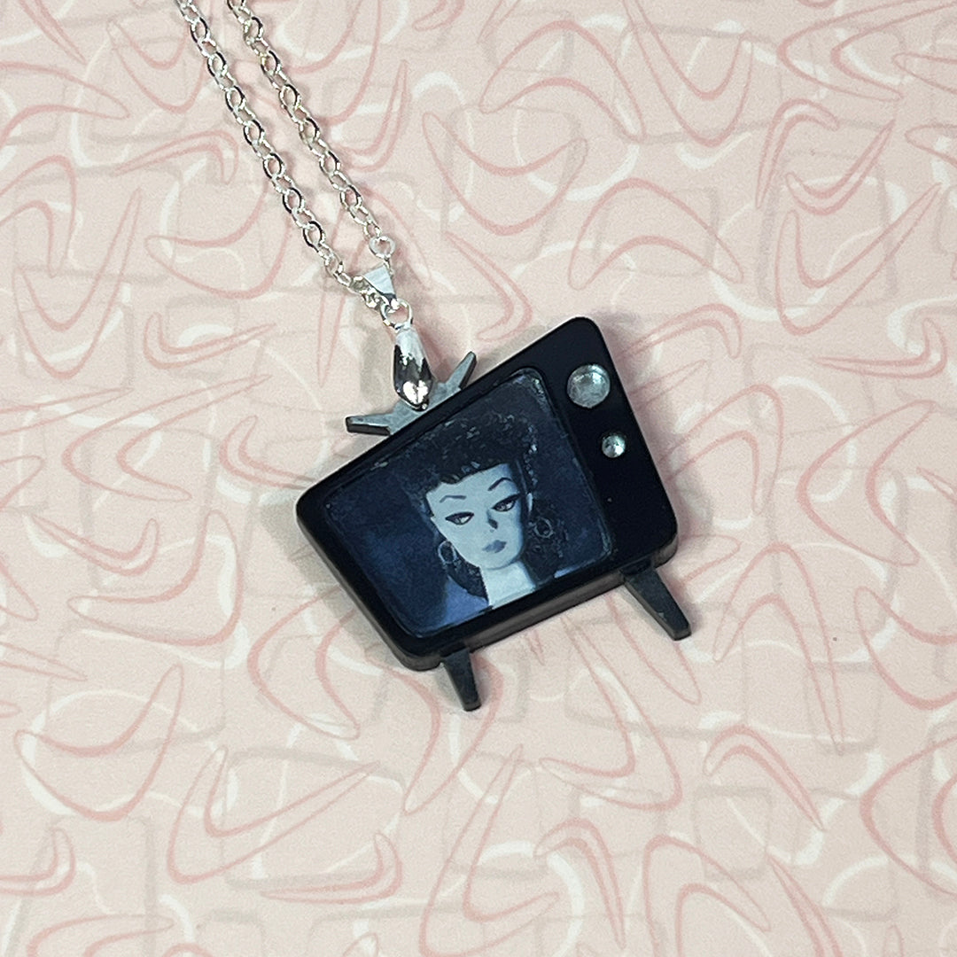 Barbie TV Pendant in Black