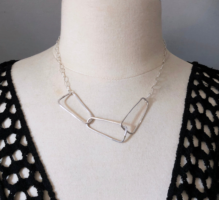 Foundation Link Necklace in Sterling