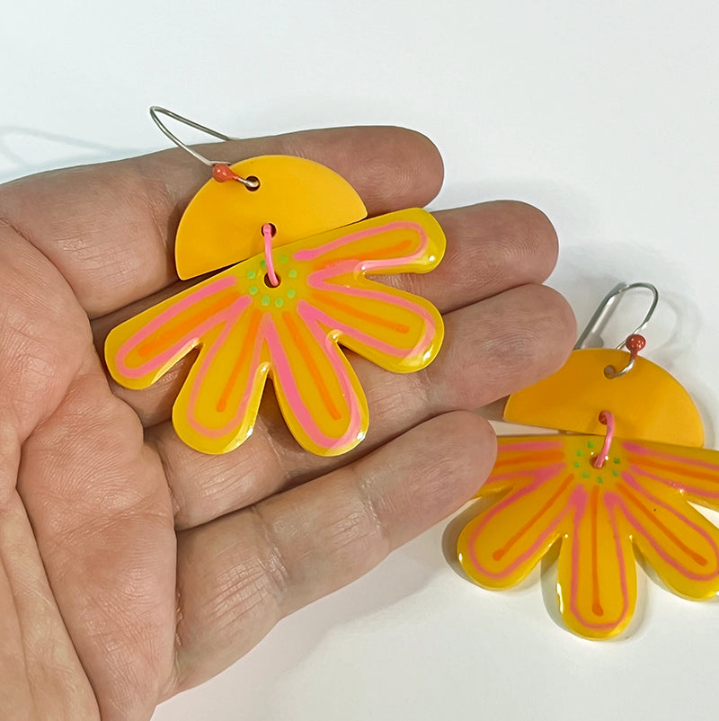 Sunkissed Sunflower Earrings